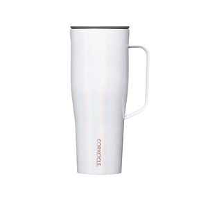 Corkcicle Cold Cup XL Insulated Tumbler with Handle, Lid, & Straw, Sparkle Unicorn Magic, 30 oz – Reusable Cupholder Friendly Water Bottle Keeps Drinks Cold 12hrs