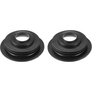 Motoforti Universal 30-76mm Automotive Headlight Dust Cover Headlight Dust Caps for Led, Rubber, Black, 2pcs