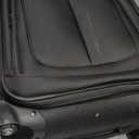 SWISSGEAR Sion Softside Expandable Spinner Luggage Durable Lightweight Travel Suitcase, Black, Carry-On 21-Inch