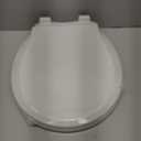 Toilet Seat with Toddler Seat, Potty Training Toilet Seat Round 2 in 1 Soft Close Quiet No Slapping, Magnetic Absorption, Easy to Install and Clean,White