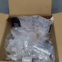 InoKraft Disposable Paint Spray Gun Cup, Mini 6 Ounce (180ml) Kit with 6 Cups and Lids, 1 Hard Cup with Retainer Ring, 3 Plugs, Paint System for HVLP LVLP Spray Gun with Adapter for Beginner