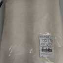 NICETOWN Natural Linen Curtains 84 inch Long 2 Panels Set, Grommet Top Thick Linen Burlap Semi Sheer Vertical Drapes Privacy Assured with Light Filtering for Bedroom/Living Room, W55 x L84