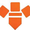Baseball & Softball Base Set 5 Piece Rubber Field Bases for Youth & Adults Throw Down Bases for Baseball, Softball, Teeball, Kickball, Backyard, Practice (5pcs-Orange)