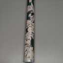 Vintage Floral Peel and Stick Wallpaper Boho Removable Self Adhesive Wall Paper for Bedroom,Kitchen Accent Wall Decorations 17.3"x236" Vintage White and Black Floral Leaf Vinyl Contact Paper