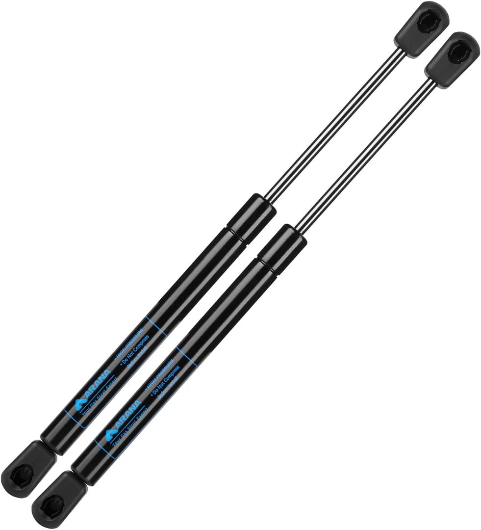 ARANA C16-03795 691003 Gas Struts 12 inch 24LB/107N, C16-33420A C16-09903 12 inch Gas Shock Lift Supports for Leer Camper Shell Topper Window Truck Canopy Cap Toolbox Snugtop Replacement Parts, 2Pcs