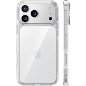 TORRAS for iPhone 17 Pro Max Case Crystal Clear, [Anti-Yellowing][Military-Grade Protection], Ultra Slim Transparent Anti-Scratch Back, Soft Bumper, Non-Slip 17 Pro Max Phone Case, Clear 6.9"