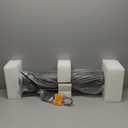 Portable Heater Outdoor Infrared 1500W 8 Heat Levels 8H Timers Carbon Fiber Tube Tip-Over&Overheat Protection IP45 Waterproof Electric Garden Heater, Deep Black