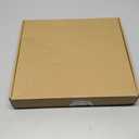 Fan&Ran Leather 3 Ring Binder, 1" Round Rings for 8.5"x11" Paper and Sheet Protectors, Interior Pockets & Snap Closure, Letter Size, Vintage Brown