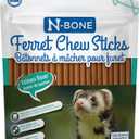 N-Bone Ferret Chew Sticks Salmon Flavor, 3.74-oz Bag (EXP 07/22/27)