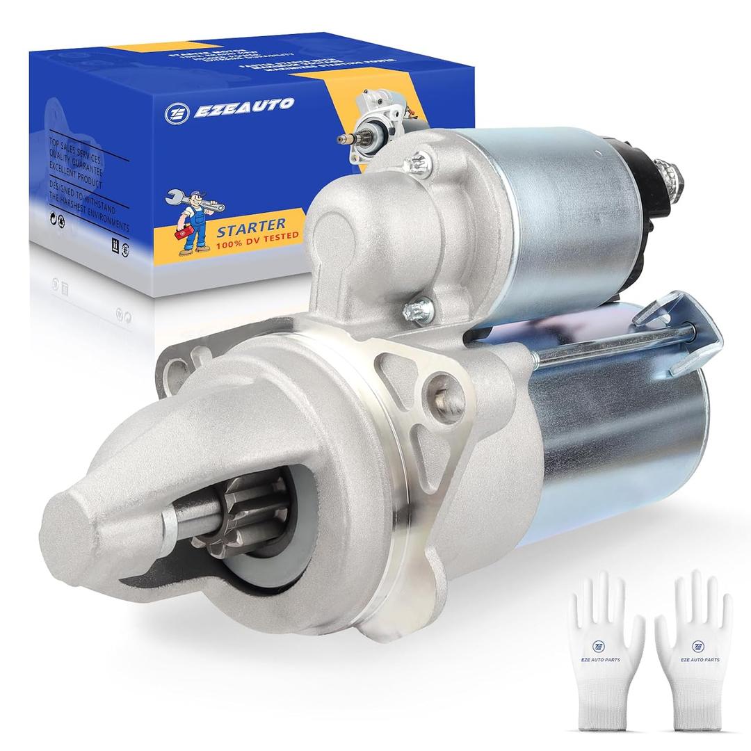 Ezexpreze 6947 Starter Compatible with Chevy Malibu 08-14, Equinox 10-17, Impala 14, Cobalt 08-10, HHR 08-11 & GMC Terrain 10-17 & Buick Lacrosse, 2.0L 2.2L 2.4L, 12V 1.4KW 9-Tooth Clockwise