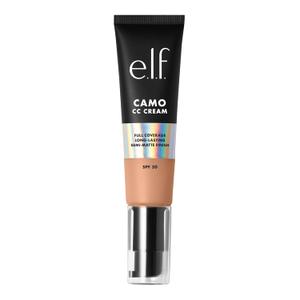e.l.f. Camo CC Cream, SPF 30 Color-Correcting Medium-To-Full Coverage Face Foundation, Delivers An Airbrushed Finish, Vegan & Cruelty-Free, Light 250 W (1.05 Ounce (Pack of 1))
