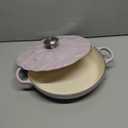 Le Creuset Signature Enameled Cast Iron Petal Braiser, 2.25qt., Shallot