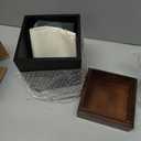 SOITIS Handcrafted Walnut Wood Urn for Ashes - Adult Large Cremation Urn for Men Women - Memorial Keepsake Box for Human Ashes - Elegant Funeral Keepsake with Bamboo Top