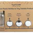 Twinkle Short Sleeve Apron Baby & Toddler Bib  Waterproof, Mess-Proof Bibs for Eating & Feeding, Machine Washable, Perfect Holiday Gift (Green Checkers, 624M)