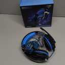 BENGOO G9000 Stereo Gaming Headset for PS4 PC Xbox One PS5 Controller, Noise Cancelling Over Ear Headphones with Mic, LED Light, 7.1 Surround Sound, Soft Memory Earmuffs for Nintendo Xbox Series X|S (Blue)