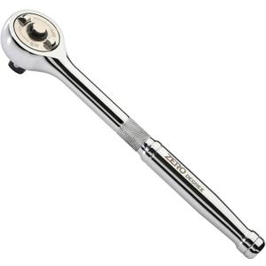 Zero Degree 38151 Ultra-Precise Gearless Ratchet  Nickel Plated High-Carbon Steel with ASME Certified Torque  Durable & Rust-Resistant  Used for Tight Spaces, 3/8" Drive