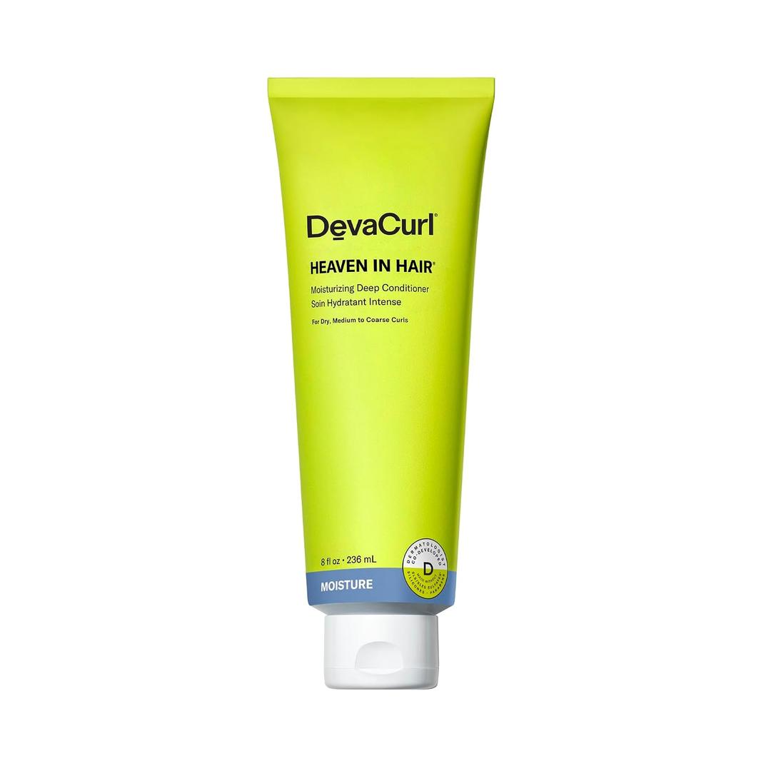 DevaCurl Heaven in Hair Moisturizing Deep Conditioner | Eases Detangling | Nourishes and Soften Curls