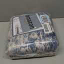 Washable Area Rugs 4'x6' Non-Slip Modern Abstract Soft for Living Room Entryway Bedroom Nursery, Print Pattern, Blue Grey Navy Gray