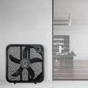 Genesis 20" Box Fan, 3 Settings, Max Cooling Technology, Carry Handle, Black (G20BOX-BLK)