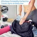 Reusable Ice Pack for Injuries No Leak Hot Water Bag with Washable Cover Adjustable Wrap Refillable Ice Pack for Migraine Back Knees Hand Foot Kids IcePack Bag for Injuries Hot Pack Pain Relief (6 Inch, Light Blue)