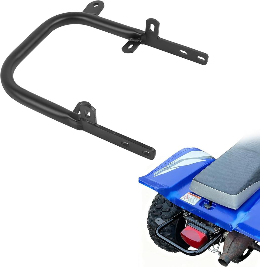 Rear Grab Bar Wheelie Bar Compatible with Yamaha Warrior 350 YFM350X 1995-2004 Rear Grab Bar Bumper(Black)