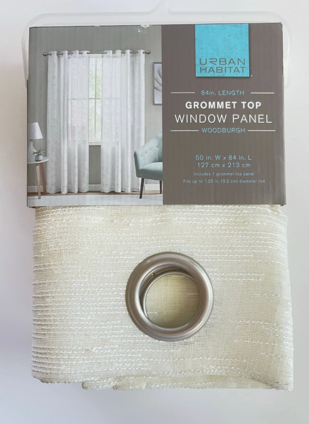 Urban Habitat Gromment Top Window Panel 50 in W x 84 in