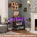 AV Media Stand, Stereo Stands and Racks Small Entertainment Center, 30"