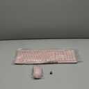 Logitech MK270 Wireless Keyboard and Mouse Combo for Windows, 2.4 GHz, 8 Multimedia Keys, PC, Laptop, Wireless Keyboard Compact Mouse Combo - Rose (1 Pack)
