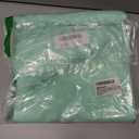 LONGTAI Window Light Green Sheer Curtains 145 Inches Long 2 Panels Sheer Curtain Basic Rod Pocket Panel for Bedroom Children Living Room Yard Kitchen