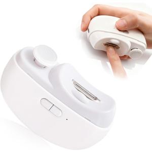 Electric Nail Clipper,(White)