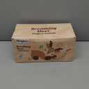 HyDren Breathing Stuffed Animal Soothing Deer Anxiety Stuffed Animal, Soft Anxiety Plush Toys with Music Lights and Realistic Breathing Motion for Adults Kids Sleep Relaxation Holiday Birthday Gifts