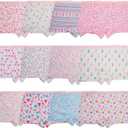Anktry Kids 12 Pack Soft Comfort Cotton Knickers Underwear Little Girls Assorted Boyshort Panties 2-12 Yrs (8-10 Years)