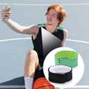 2 Pairs Softball Sleeve Holders, Sleeve Holders for Sports, Softball Shirt Ties for Sleeves, Breathable Mesh Adjustable for Tennis, Football, Basketball, Baseball, Finishing Unisex