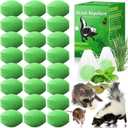 24 Pack Peppermint Skunk Repellent, Raccoon Repellent Ball for House Garage Garden Car Engine Indoor, Raccoon Deterrent for Outdoor, Keep Skunks and Raccoons Out Natural Ingredients Pet Safe, Green