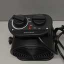 VCJ Greenhouse Heater with Thermostat, 1500W Outdoor Space Heater with Overheat Protection, 3S Quick Heat, 3 Modes Electric Space Heater for Patio, Garage, Porch, Home, Office, Grow Tent