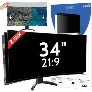 [2 Pack] 34 Inch 21:9 Computer Privacy Screen for Curved Monitor