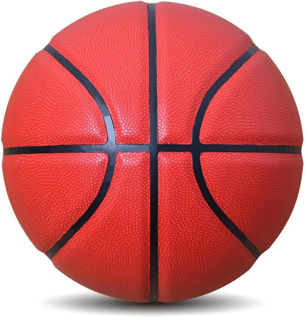 MINDCOLLISION Size 7 Solid Color Basketball, No Standard Non-Slip Wear-Resistant, Suitable for Indoor and Outdoor Children's Women's Youth Adult Basketball