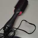 REVLON 1100 Watt 3 Heat 2 Speed Pro Collection One Step Ionic Hair Dryer and Volumizer, Black