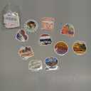 60pcs Amsterdam Stickers Decals PackCute Cartoon Stickers Vinyl Reusable Non-Repeating Waterproof Vinyl Decalsfor Water Bottle Phone Laptop Guitar Scrapbook Skateboard Luggage