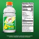 2 x Gatorade Lower Sugar Electrolyte Sports Drink, Lemonade, 12 fl oz Bottles, (12 Pack), 75% Less Sugar, No Artificial Flavors, No Artificial Sweeteners, No Artificial Colors, Hydration (EXP 11/15/26)