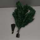 2FT Artificial Christmas Tree Tabletop Christmas Tree with Plastic Stand Mini Xmas Pine Tree for Party Supplies Indoor Outdoor Holiday Home Decoration (Green)