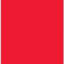 UCreate Coated Poster Board, Red, 22" x 28", 25 Sheets