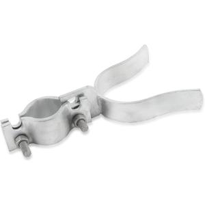 1-3/8" x 1-3/8" Chain Link Fence Gate Fork Latch - Fence Gate Latch - Galvanized Fence Gate Latch with Hole for Padlock, Chain Link Gate Latch (Silver, 1-3/8"-1-3/8")