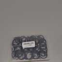 32 pcs Metal Drapery Curtain Rings Curtain Hanging Rings and 32 pcs Metal Curtain Drapery Pin Hooks for Window Door Shower Curtain, 30 mm/1.18 inch Internal Diameter (Black)