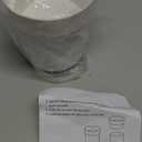 Flower Pot Diversion Safe with Key Lock, Secret Hidden Safe Lock Box, Perfect for Hiding The Valuables Inside Flower Pots False Bottom, Plants Not Include (White)