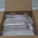 130 Pack Plastic Dessert Cups with Lids and Spoons, 5&6 oz Mini Parfait Cup Party Serving Shooters for Pudding, Yogurt, Fruit, Jello, Appetizer (Round, Heart and Square)