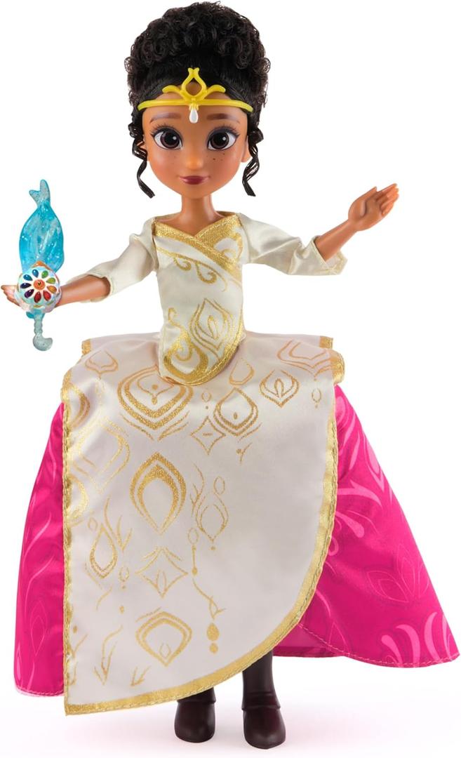 2 x Spellbound, Singing Ellian 9.5-inch Doll with 3 Songs, Sounds & Lights, 3 Doll Accessories, from The Netflix Movie, Kids Toys for Girls & Boys Ages 6+