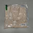 COOFANDY Men's Short Sleeve Button Down Shirts Summer Casual Textured Shirt Vacation Beach Wedding Shirts with Pocket (Beige, M)