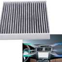 Lecctso Cabin Air Filter with Activated Carbon, Cabin Filter, Automotive Fresh Breeze Air Conditioner Filter, Car Air Filter Replacement for CP285 CF10285 Compatible with Most Vehicles
