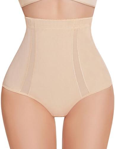 SIMIYA Thong Shapewear Tummy Control for Women High Waist Stay-Put Body Shaper Underwear Girdle Compression Shapewear Thong size L